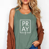 Pray + Cross Unisex Relaxed Fit Tank Top