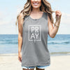 Pray + Cross Unisex Relaxed Fit Tank Top