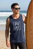 Pray + Cross Unisex Relaxed Fit Tank Top