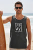 Pray + Cross Unisex Relaxed Fit Tank Top