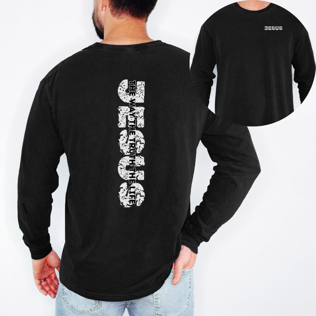 Jesus The Way, The Truth, The Life Unisex Long Sleeve T-Shirt