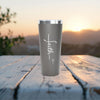 Faith With Cross 22oz Copper Vacuum Insulated Tumbler