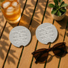 Every Day God Thinks of You Soapstone Car Coaster