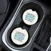 For We Live By Faith, Not By Sight Soapstone Car Coaster