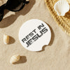 Rest in Jesus Soapstone Car Coaster
