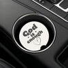 God is Enough Soapstone Car Coaster