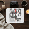 Isaiah 54:17 Inspirational Mouse Pad – No Weapon Formed Shall Prosper – Christian Desk Accessory