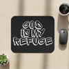 God is My Refuge – Christian Scripture Mouse Pad