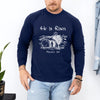 He Is Risen Unisex Relaxed Fit Long Sleeve T-Shirt