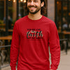 For We Live By Faith Not By Sight Unisex Relaxed Fit Long Sleeve T-Shirt