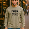 Faith Over Fear Unisex Relaxed Fit Long Sleeve T-Shirt