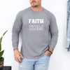 Faith Over Fear Unisex Relaxed Fit Long Sleeve T-Shirt
