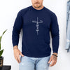 Jesus Cross Unisex Relaxed Fit Long Sleeve T-Shirt
