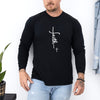 Faith + Cross Unisex Relaxed Fit Long Sleeve T-Shirt