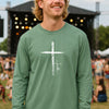 Cross With Faith Unisex Relaxed Fit Long Sleeve T-Shirt