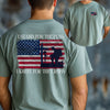 I Stand for the Flag, Kneel for the Cross Unisex Relaxed Fit T-Shirt