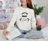 Worship, Pray, Love Unisex Relaxed Fit Long Sleeve T-Shirt