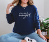 You Are Enough Unisex Relaxed Fit Long Sleeve T-Shirt