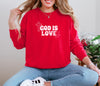 God is Love Unisex Relaxed Fit Long Sleeve T-Shirt