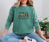 For We Live By Faith Not By Sight Unisex Relaxed Fit Long Sleeve T-Shirt