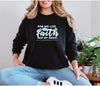 For We Live By Faith Not By Sight Unisex Relaxed Fit Long Sleeve T-Shirt