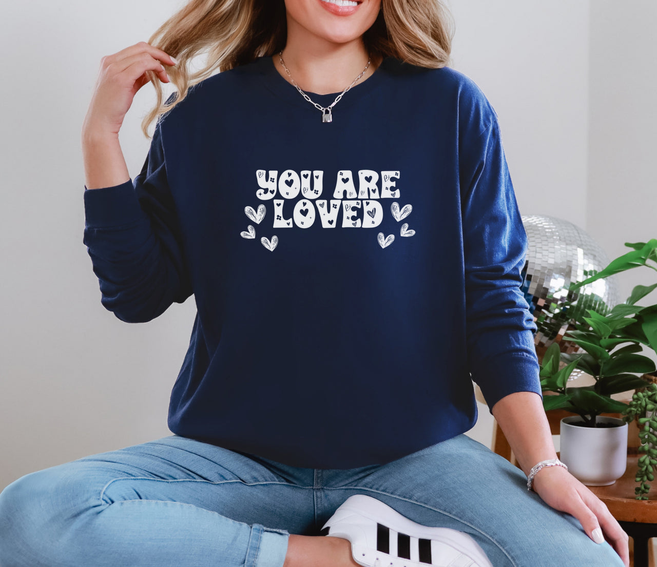 You Are Loved Unisex Relaxed Fit Long Sleeve T-Shirt