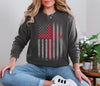 Flag With Cross Unisex Relaxed Fit Long Sleeve T-Shirt