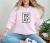 Pray + Cross Unisex Relaxed Fit Long Sleeve T-Shirt