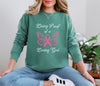 Living Proof Of A Loving God Butterfly Unisex Relaxed Fit Long Sleeve T-Shirt
