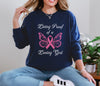 Living Proof Of A Loving God Butterfly Unisex Relaxed Fit Long Sleeve T-Shirt