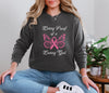 Living Proof Of A Loving God Butterfly Unisex Relaxed Fit Long Sleeve T-Shirt