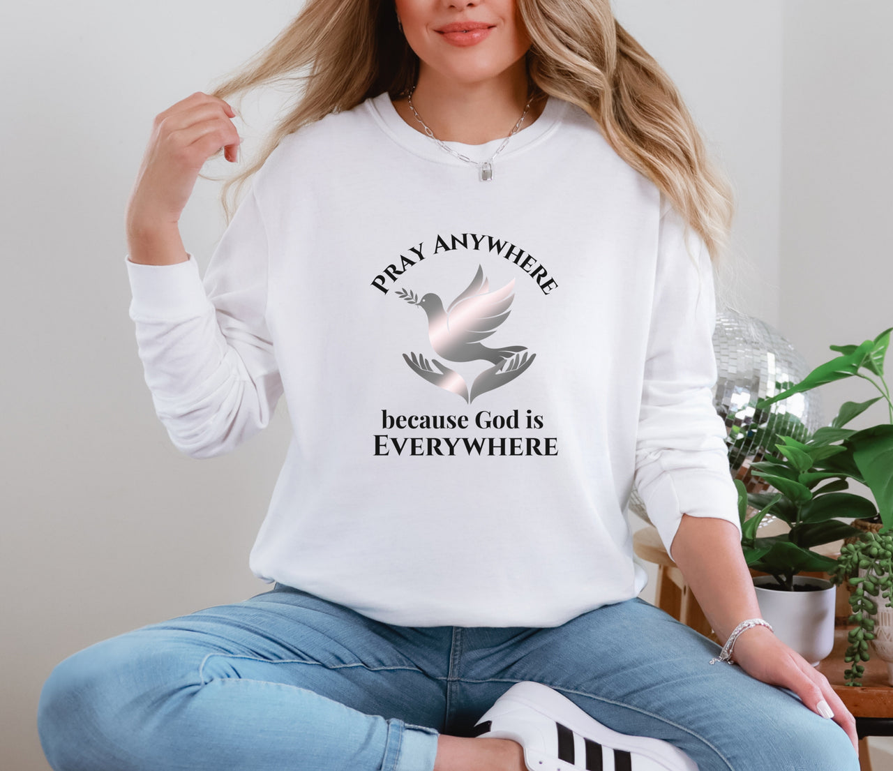 Pray Anywhere Unisex Long Sleeve T-Shirt