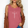 Jesus Cross Unisex Relaxed Fit Tank Top
