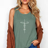 Jesus Cross Unisex Relaxed Fit Tank Top