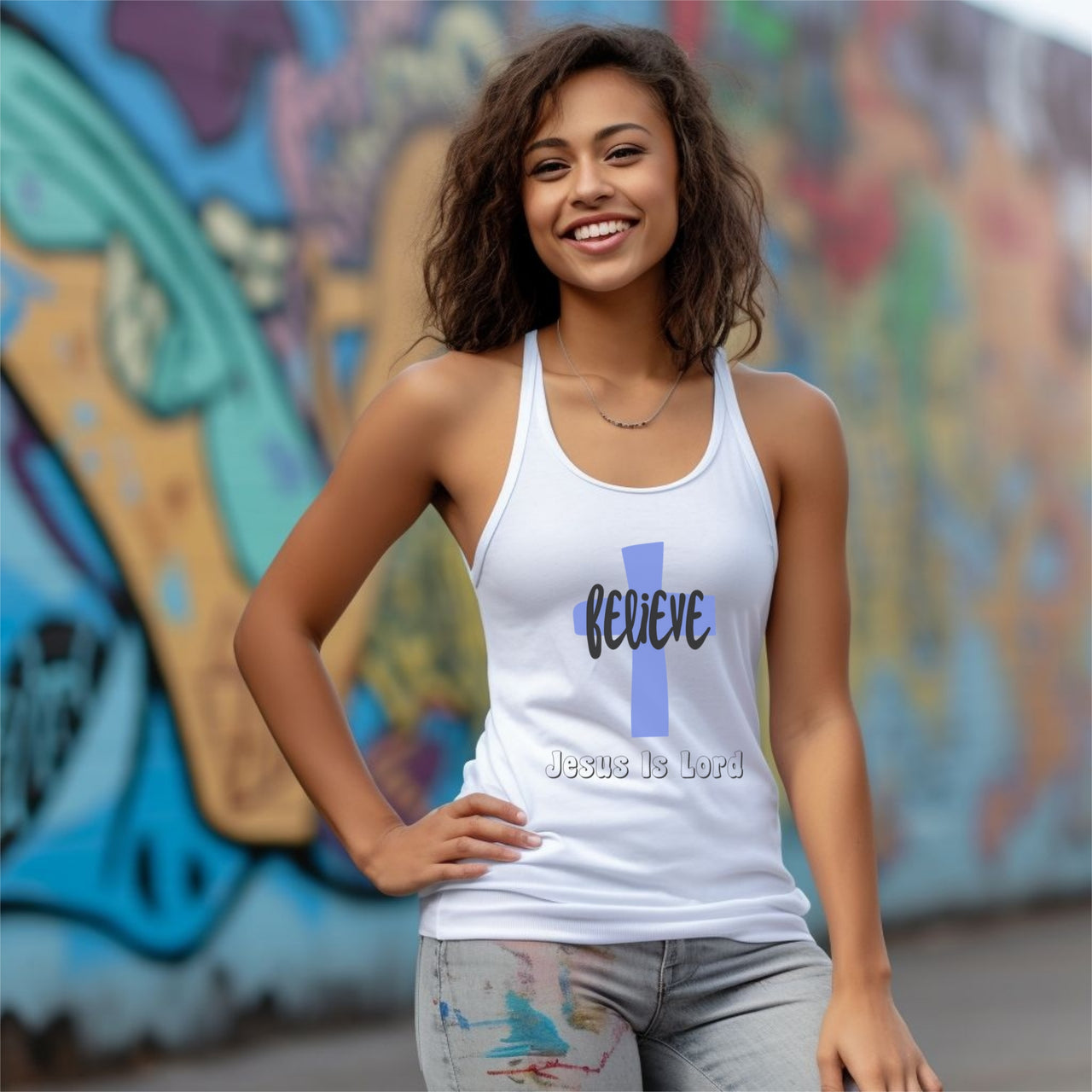 Believe Jesus Is Lord Unisex True-to-Size Tank Top