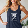 Pray + Cross Unisex True-to-Size Tank Top
