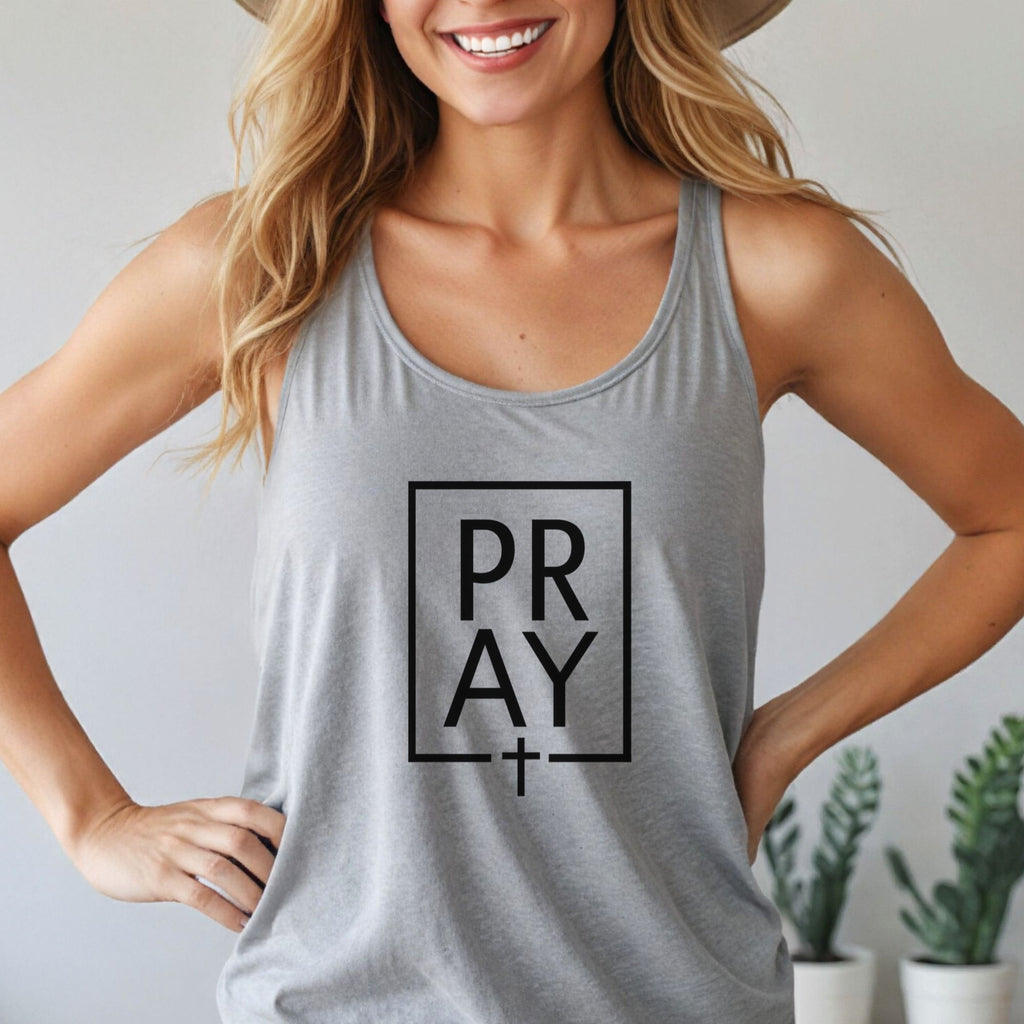 Pray + Cross Unisex True-to-Size Tank Top