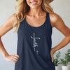 Faith + Cross Unisex True-to-Size Tank Top