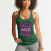 Faith Over Fear Pink Unisex True-to-Size Tank Top