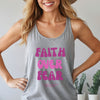 Faith Over Fear Pink Unisex True-to-Size Tank Top