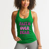 Faith Over Fear Pink Unisex True-to-Size Tank Top