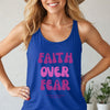 Faith Over Fear Pink Unisex True-to-Size Tank Top