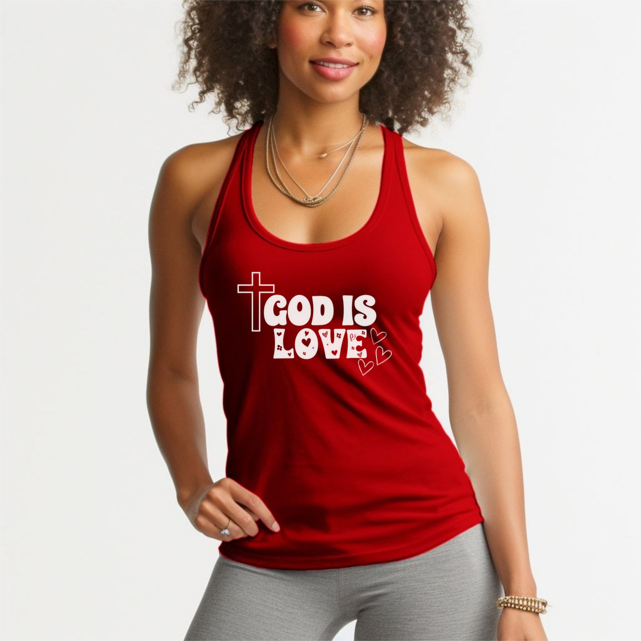 God is Love Unisex True-to-Size Tank Top