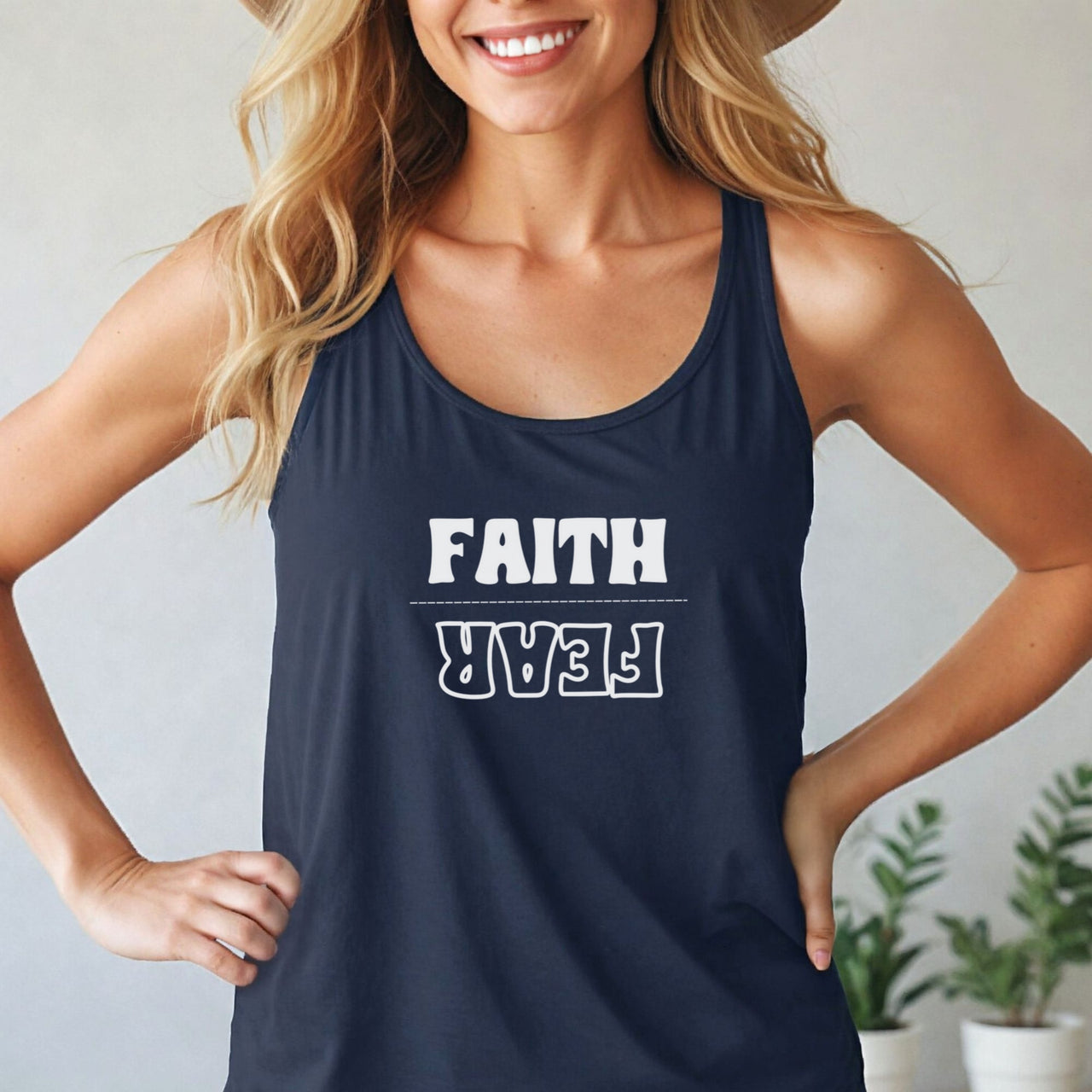 Faith Over Fear Unisex True-to-Size Tank Top