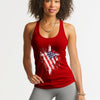 Flag Wrapped Cross Unisex True-to-Size Tank Top