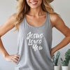 Jesus Loves You Unisex True-to-Size Tank Top