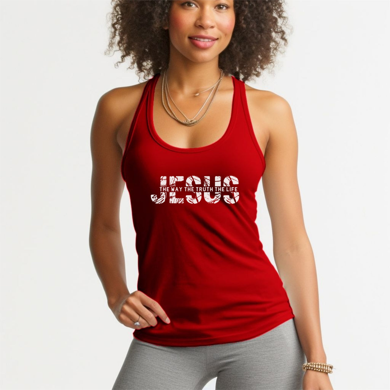 Jesus - The Way, The Truth, The Life Unisex True-to-Size Tank Top