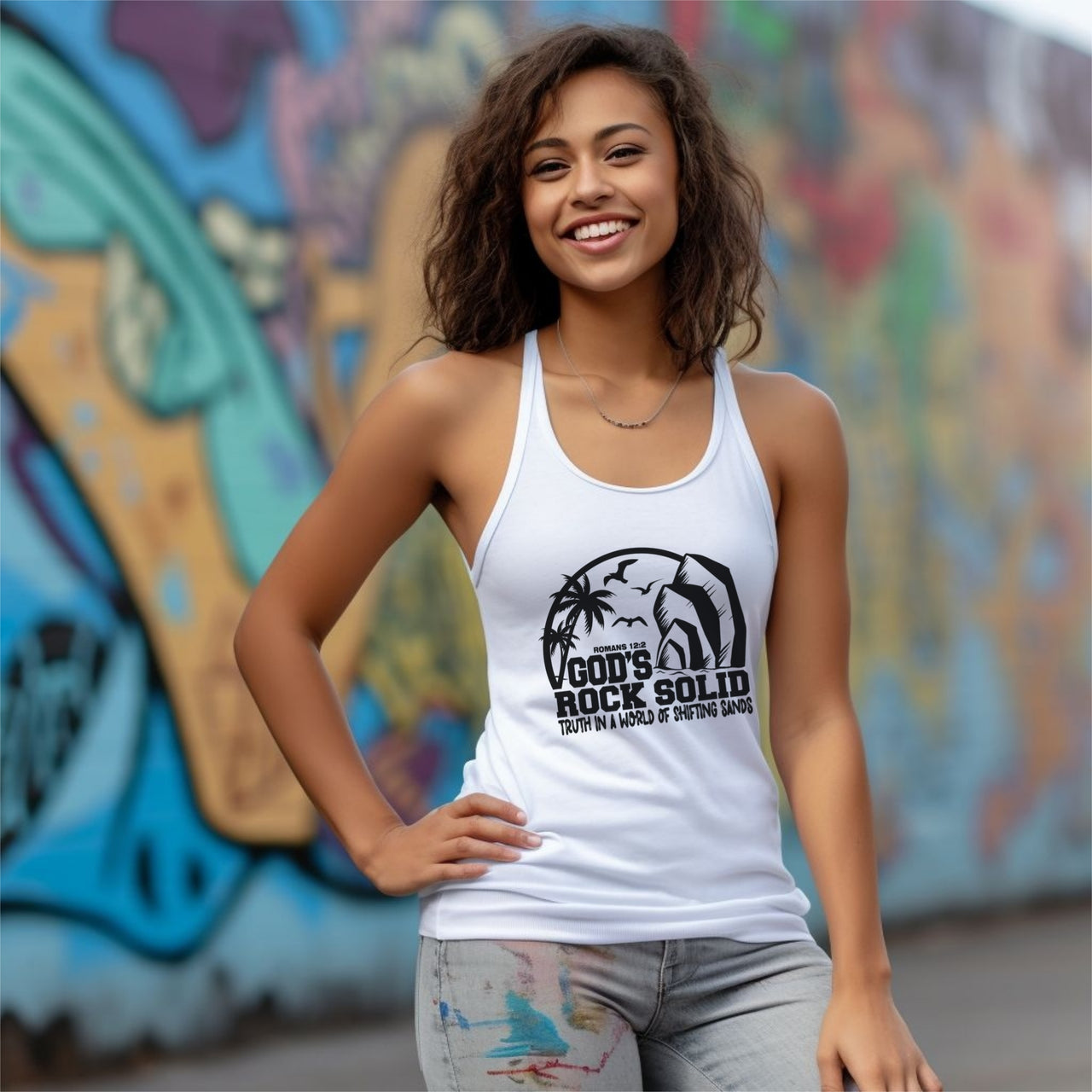 God’s Rock Solid Unisex True-to-Size Tank Top