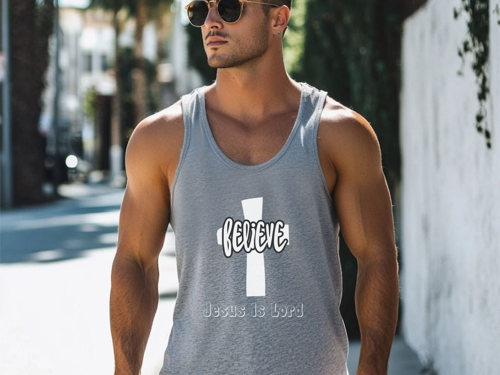 Believe Jesus Is Lord Unisex True-to-Size Tank Top