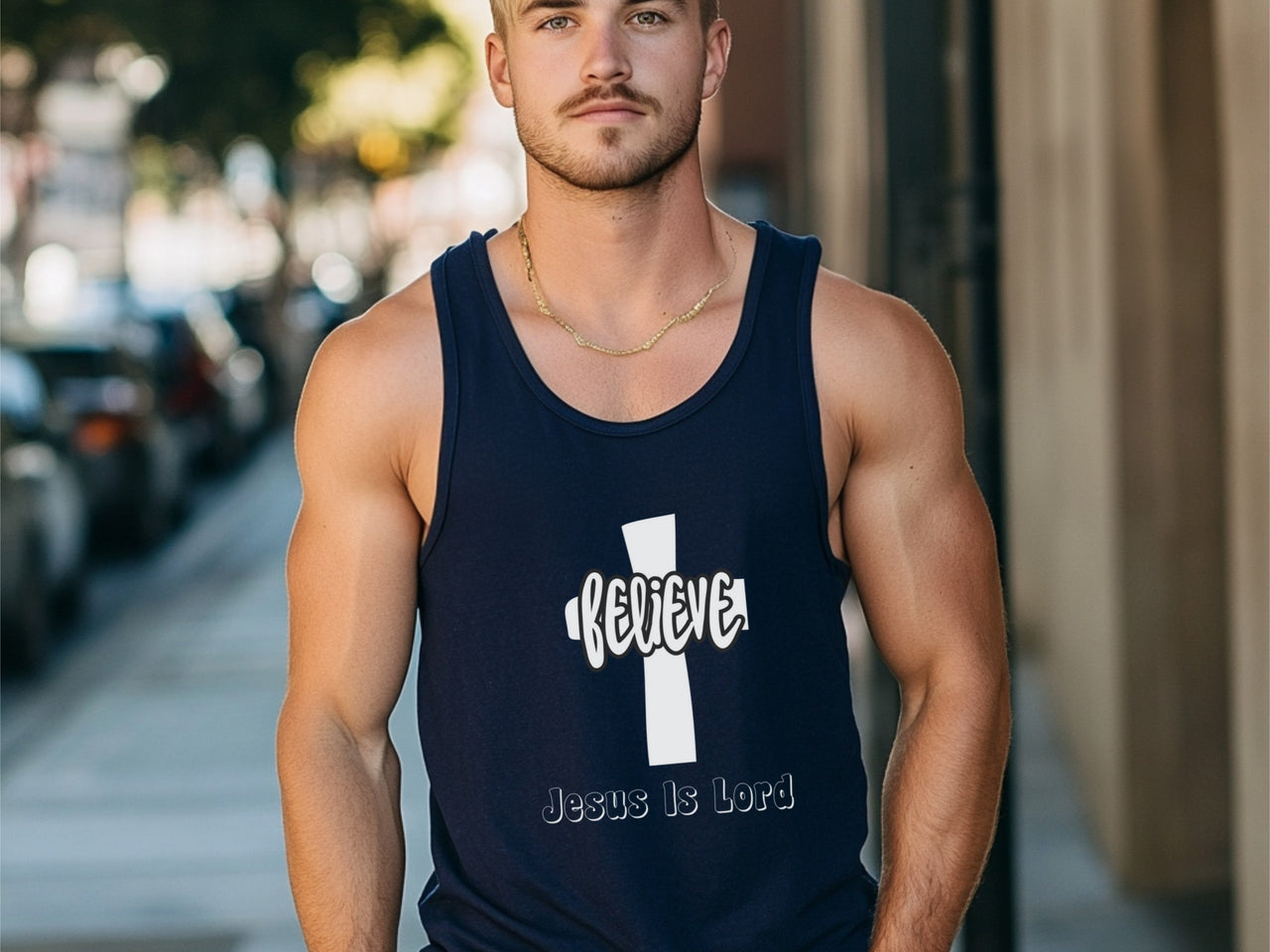 Believe Jesus Is Lord Unisex True-to-Size Tank Top